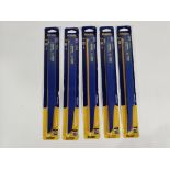 Five packs of as new Irwin Bi-Metal Reciprocating Saw Blades, 10/14tpi, 305mm, (10504159). *5 Blades