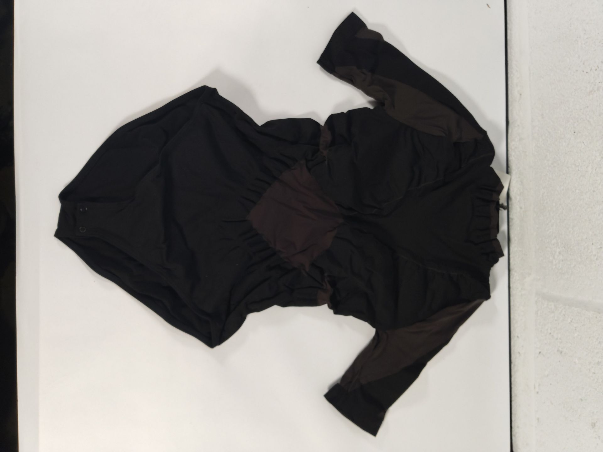 An as new Wolford x Adidas sheer motion body in nearly black/black (Size M). - Image 3 of 3