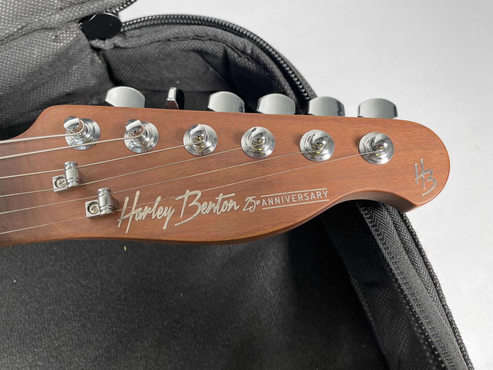 A Harley Benton 25th Anniversary Fusion-T 2023, Firemist Satin Metallic. - Image 3 of 4