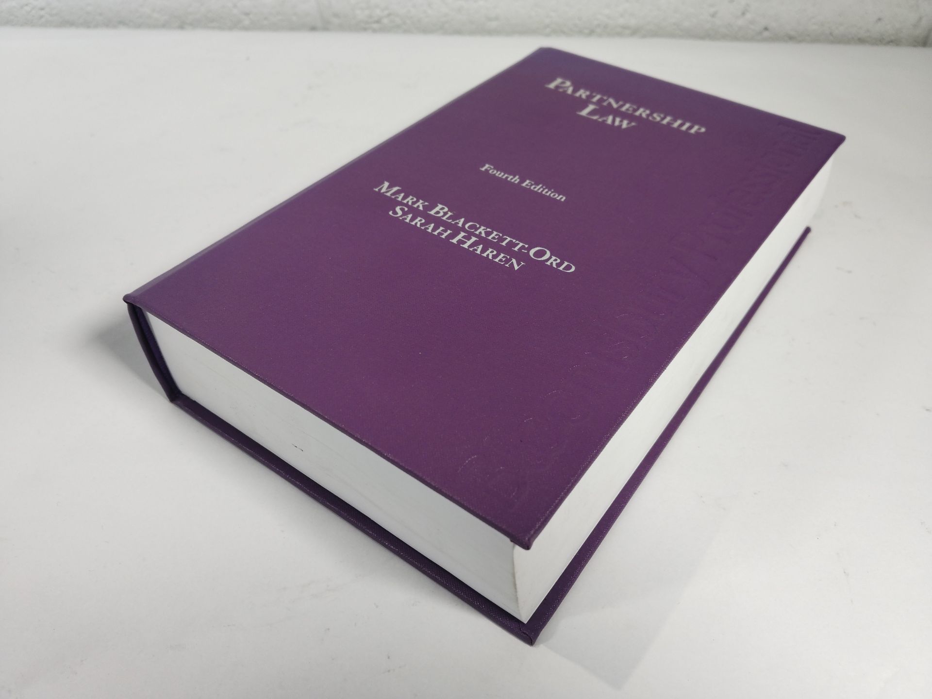 Seven assorted Law and Court hardcover books to include: 1. Partnership Law - Bloomsbury Professiona - Image 2 of 8