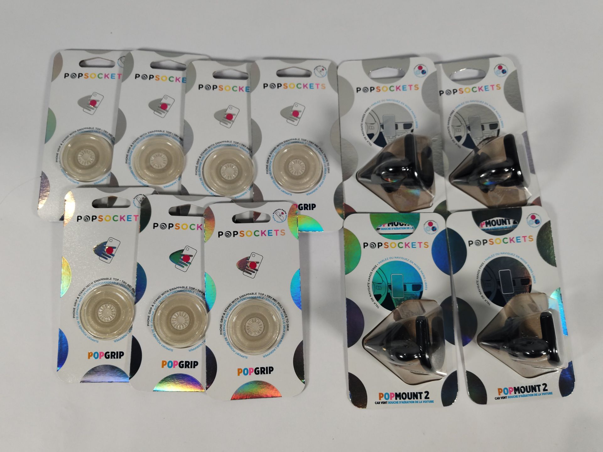 Eleven as new Pop Socket products to include 4x Pop Socket PopMount 2 Car Air Vent Mount for Smartph