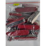 Twenty pre-owned Victorinox Swiss army multitools (over 18s only).