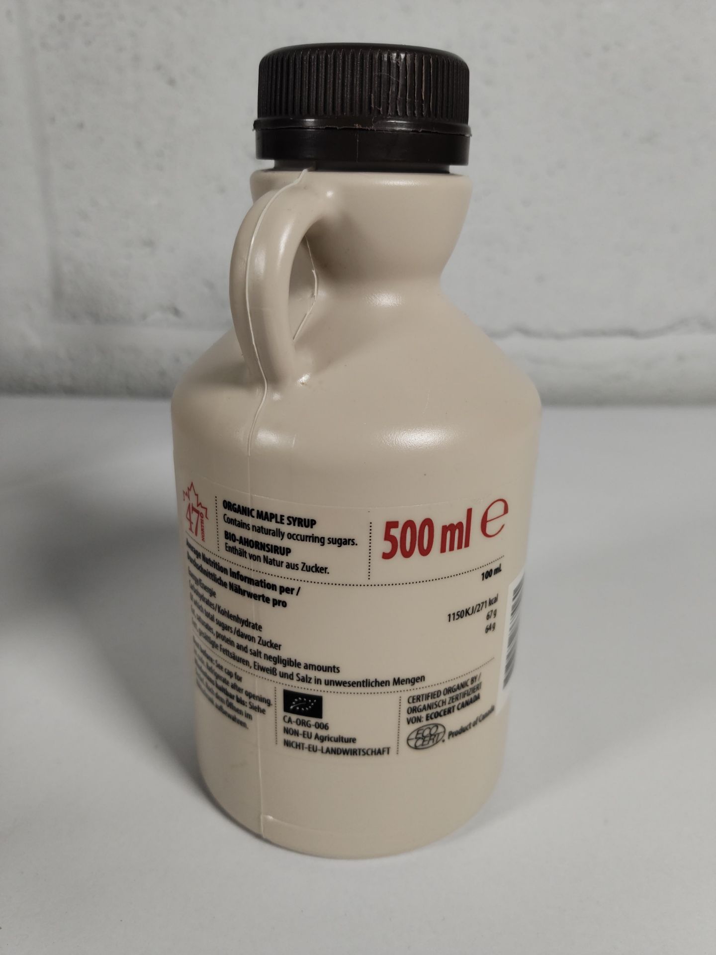 Twelve 47 North Canadian organic amber maple syrup, single source grade A, 500g bottles (B.B.D 05/11 - Image 3 of 3