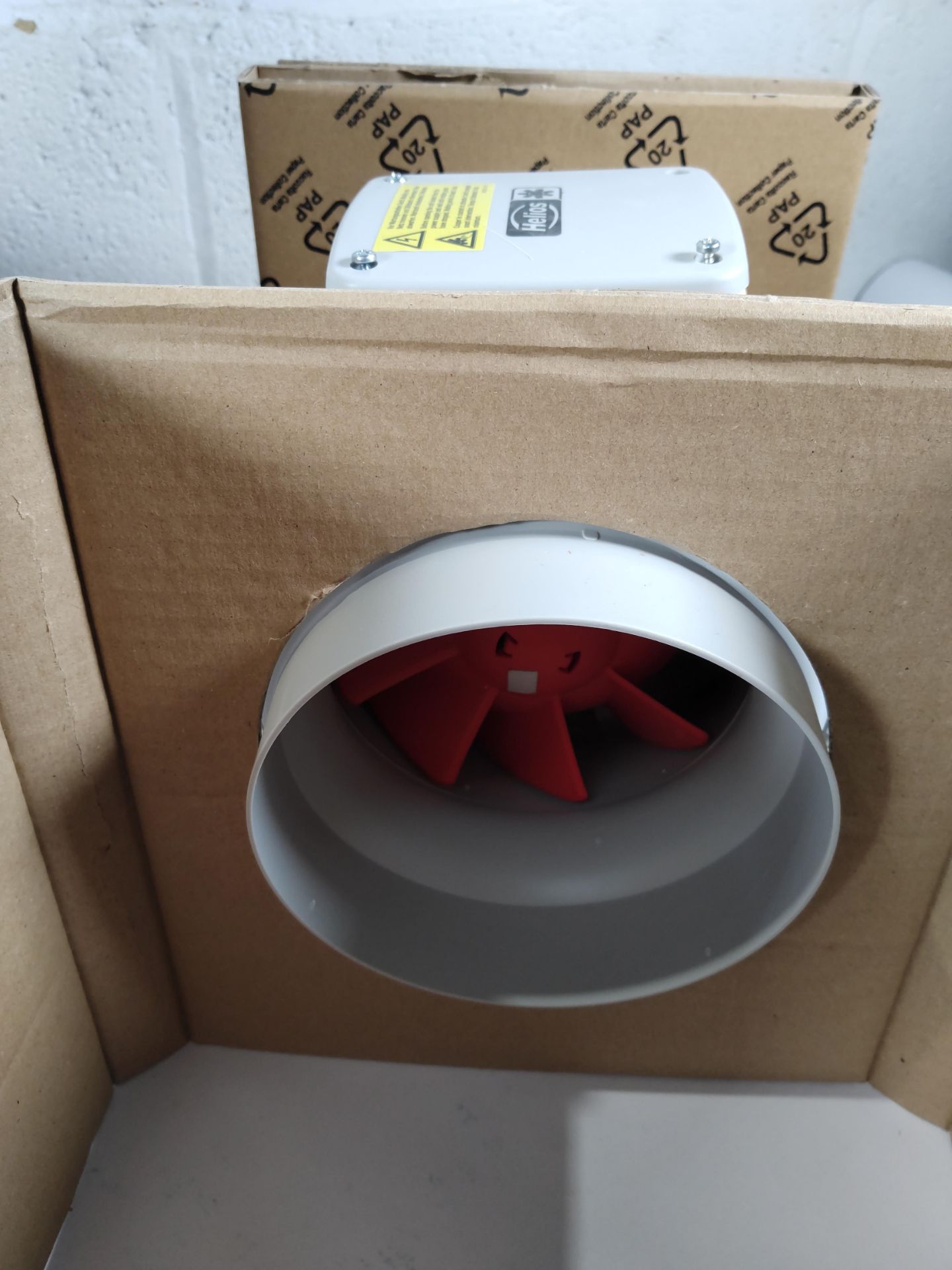 A Helios MV 160 Multi-vent Rohrventilator 1-ph fan, boxed (06054). - Image 5 of 5