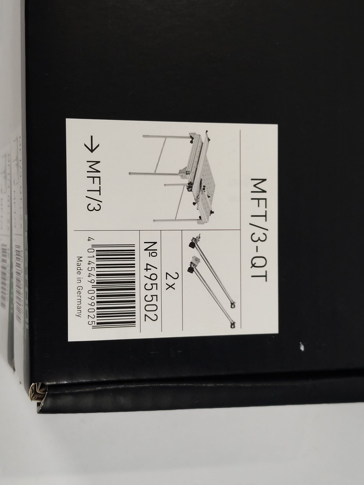 Two as new Festool cross brace MFT/3-QT | 2x (REF: 495502, EAN: 4014549099025). - Image 2 of 2