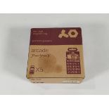 Five as new Teenage Engineering Pocket Operator Arcade PO-20 Synthesizers (Box open).