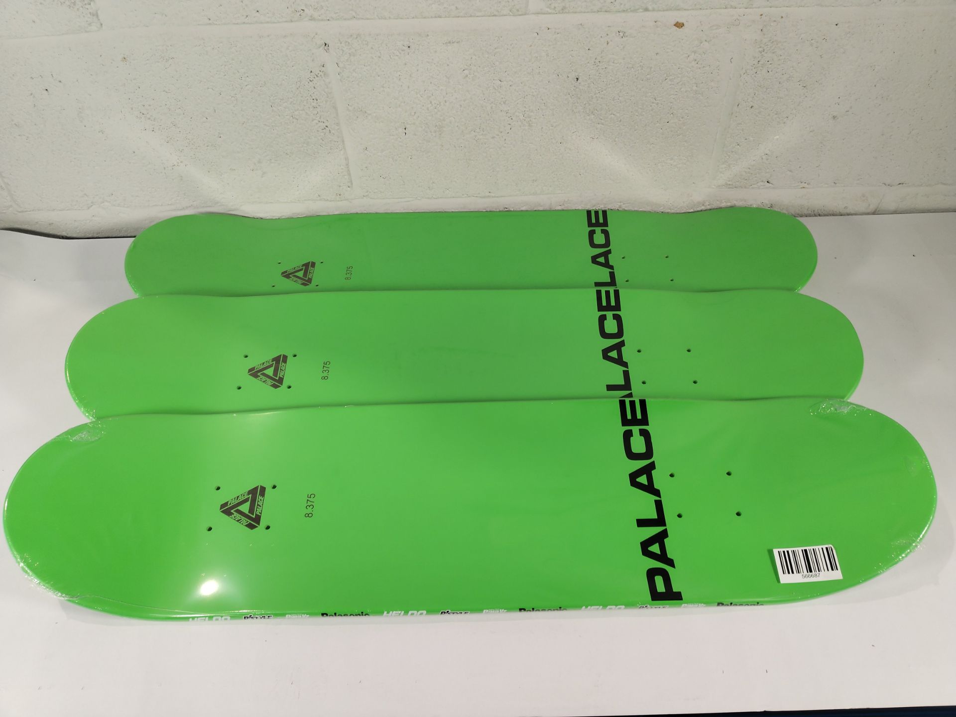 Three as new Palace Racey skateboard decks. - Image 2 of 3