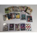 A quantity of assorted Pokemon trading cards to include a PSA graded 10 Japanese Skarmory.
