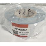 Twelve Novacel BN 3510 Blue Splice Tape, 50mm x 50m.