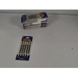 Approximately 45 packs x 5 of as new Irwin 580-4 wood cutting blades T234X 10504228.