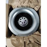 An EBM-Papst RadiCal Series centrifugal fan, 230V AC, measurements 250mm (W) x 99mm (D) IP Rating IP