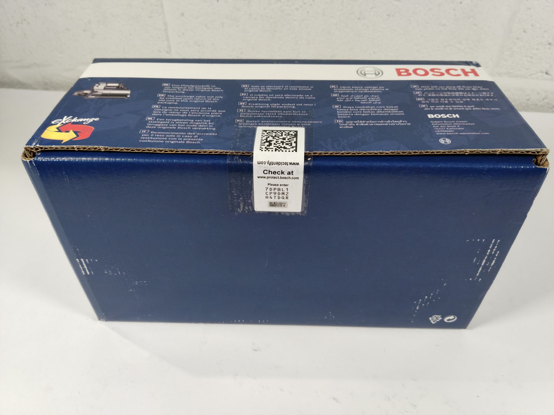 A remanufactured Bosch starter motor 12v 2kW for possible Ford Transit fitment model unknown, sealed - Image 3 of 3