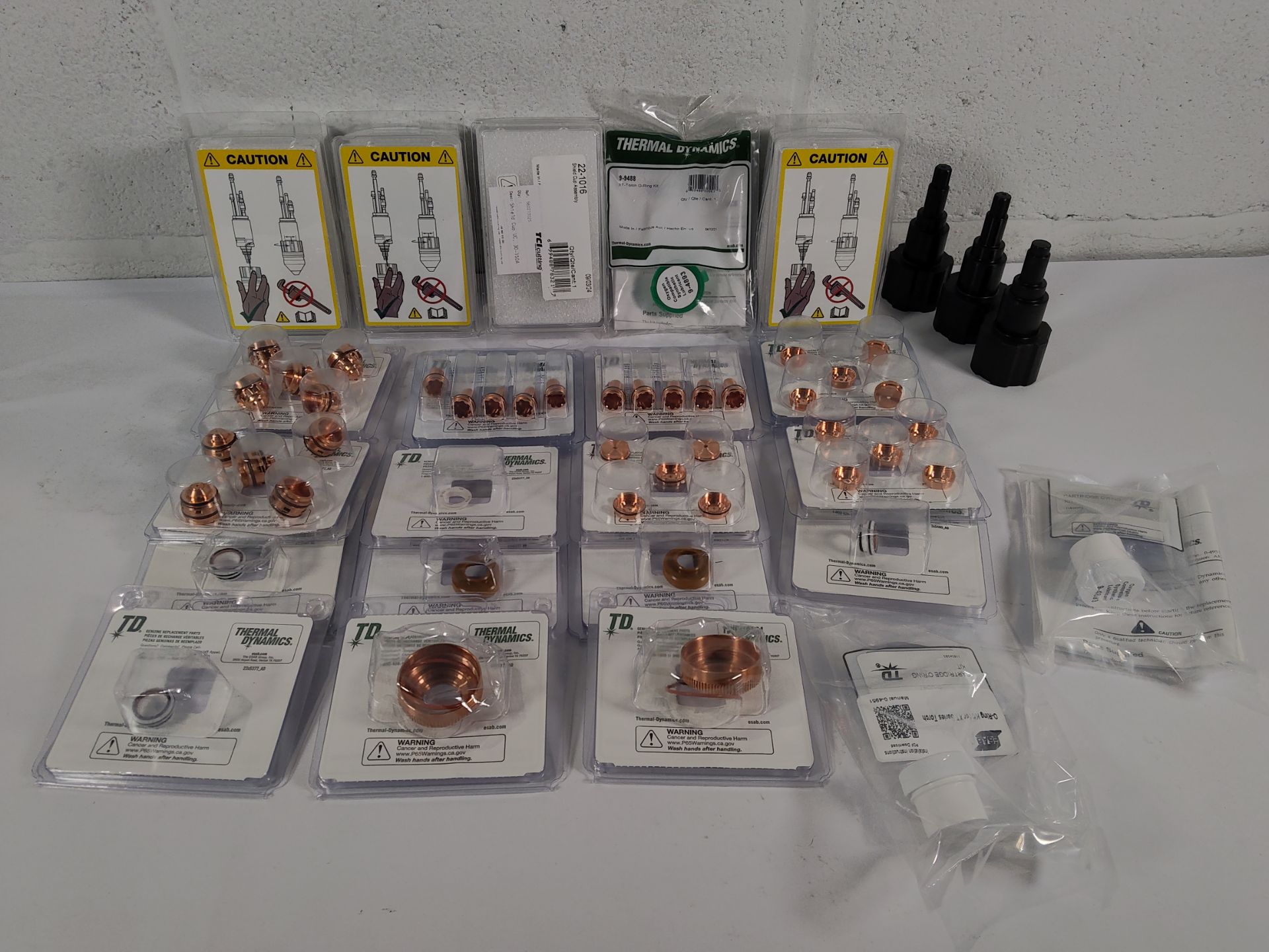 As new assortment of Thermal Dynamics gas plumbing components.