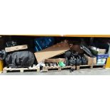 A large quantity of assorted sports, fitness and leisure related items.