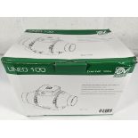 An as new Vortice Lineo 100T mixed flow commercial in-line 4" 100mm extractor fan, long life 30000h,