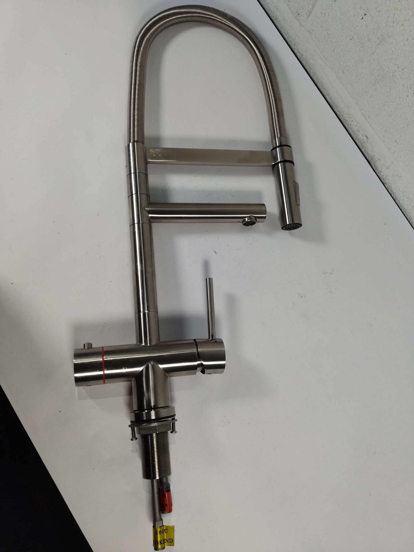 An as new HotSpot Titanium flex XL stainless steel premium water tap (REF: 350220.1).