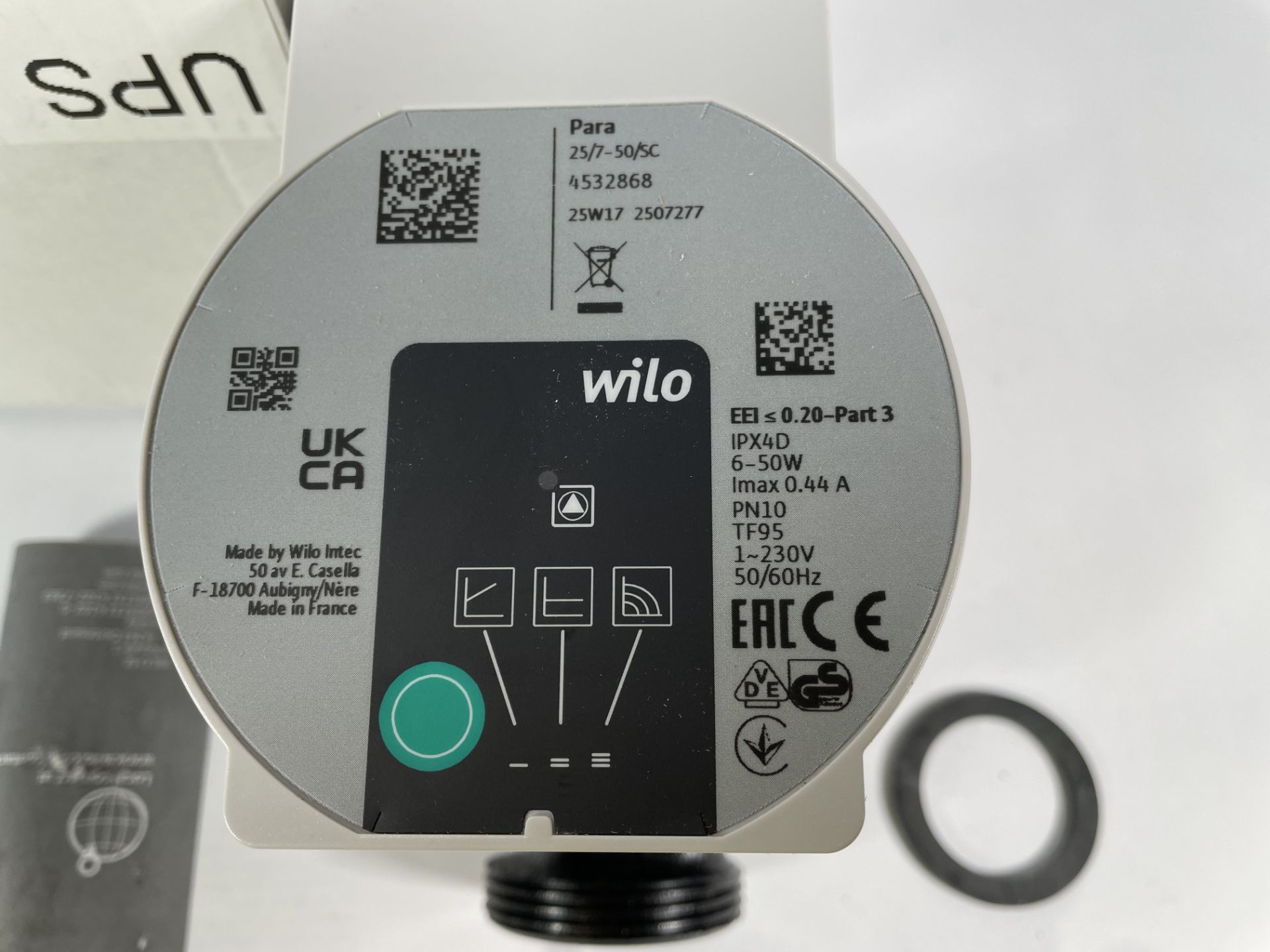 A Wilo Para underfloor heating pump. - Image 2 of 2