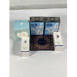 Six items of cosmetics and makeup to include perfumes, makeup pallet and serums.