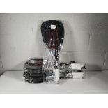 Five sets of as new Dunlop Biotec Lite Squash Rackets with 3 balls (2 rackets per set).