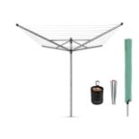 An as new Brabantia 50m Lift-O-Matic Rotary Airer with accessories (stock image).