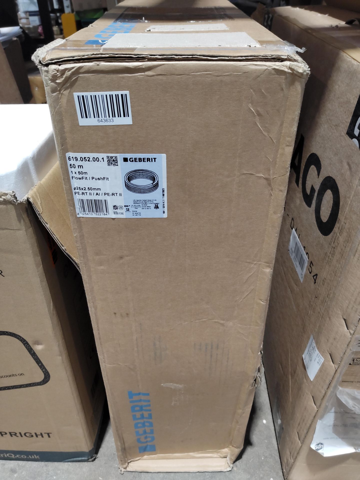 Geberit 50m Pipe FlowFit/PushFit 25 mm 619.052.00.1 (stock image). - Image 2 of 4