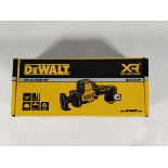 An as new Dewalt Cordless Reciprocating Saw, 18V, 0-2800/min, 16mm, Type 1 (DCS369NT).