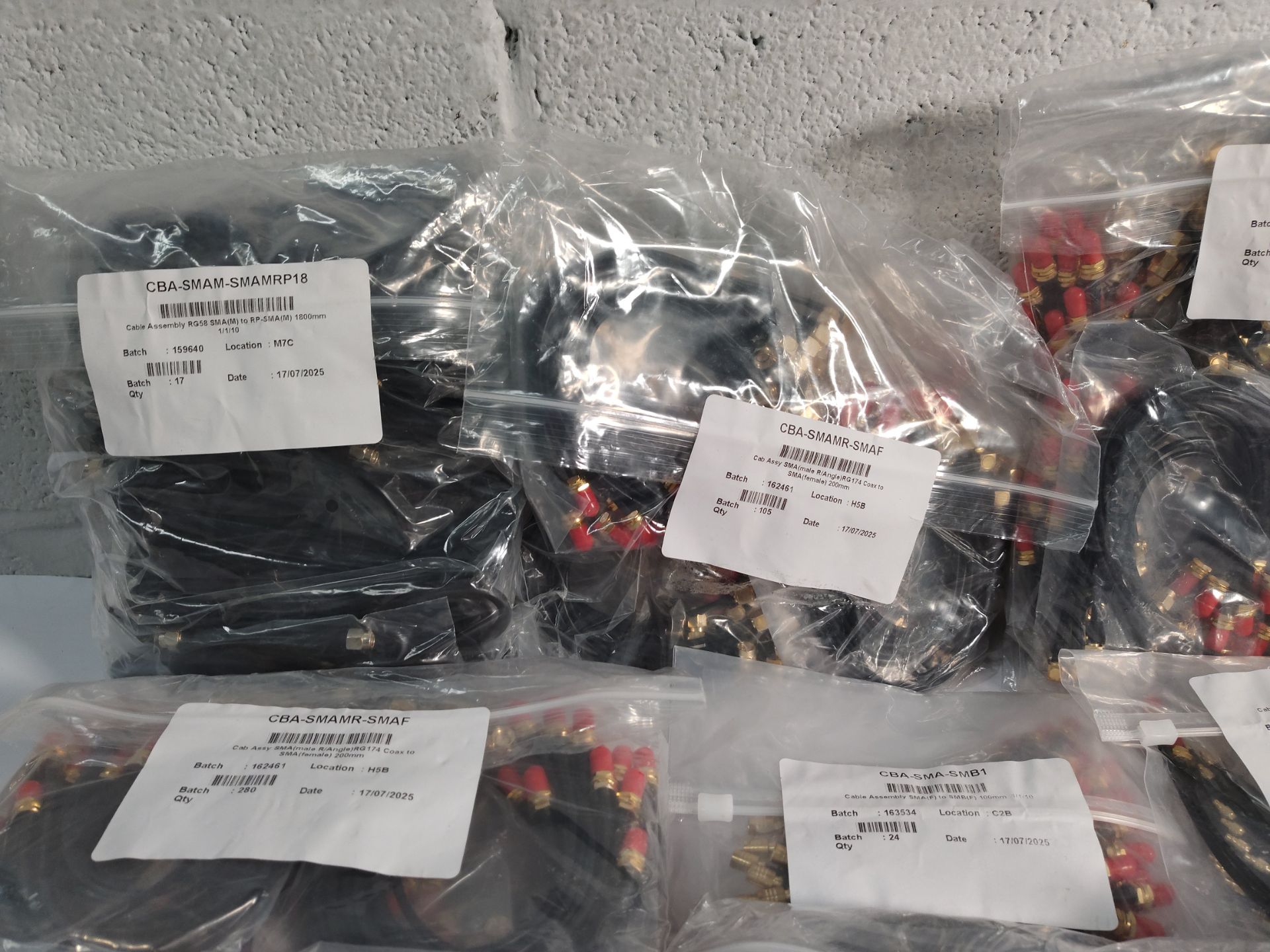 A large quantity of as new RF/Coaxial connectors, adapters and cable assemblies (approximately 1900 - Image 4 of 4