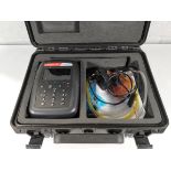 A pre-owned Geotech GEM5000 Portable Gas Analyzer with carry case (service needed)