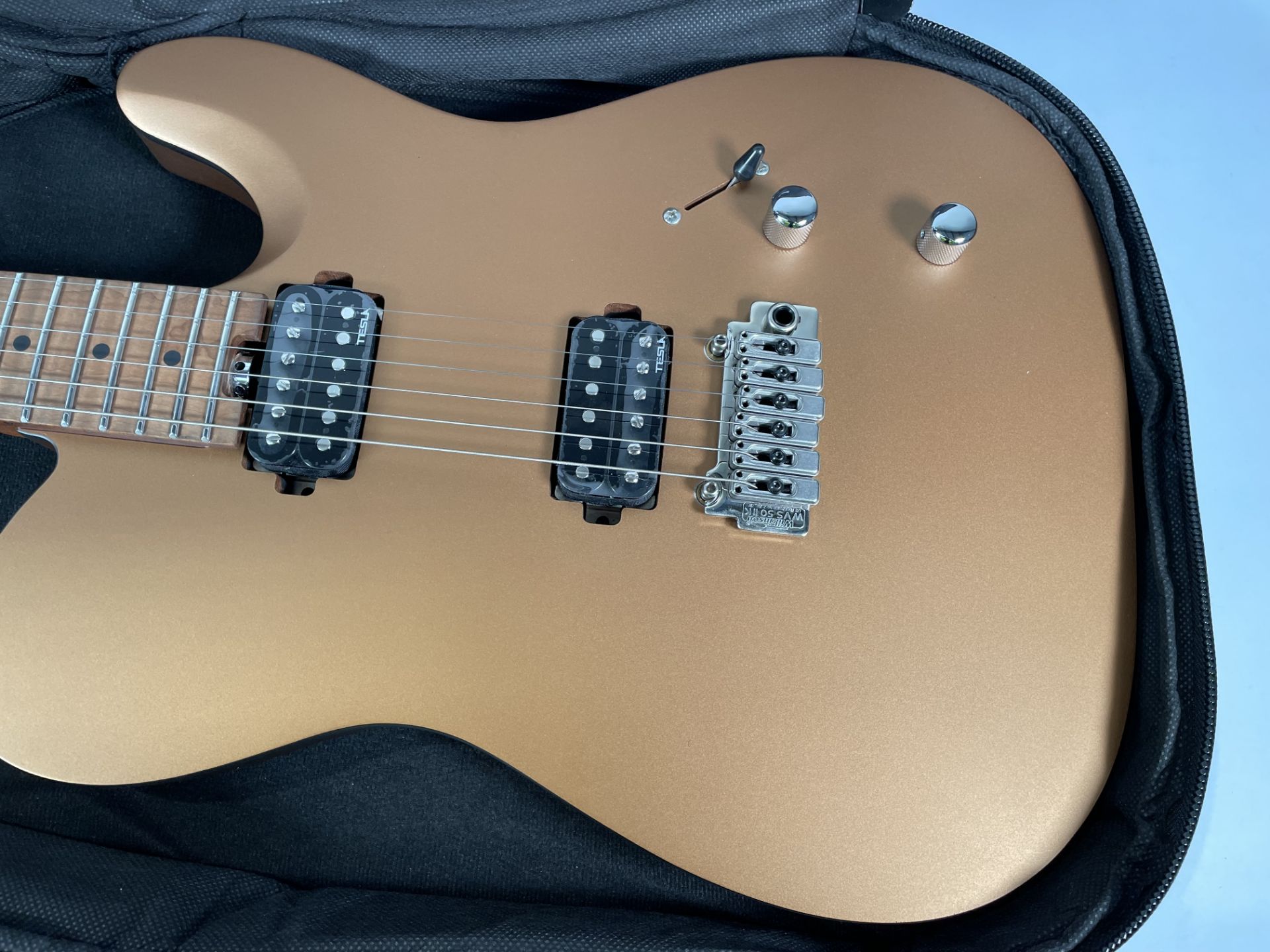 A Harley Benton 25th Anniversary Fusion-T 2023, Firemist Satin Metallic. - Image 2 of 4