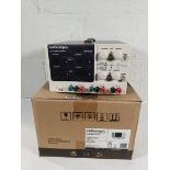 An as new Multicomp Pro bench top regulated DC power supply (REF: MP710067).