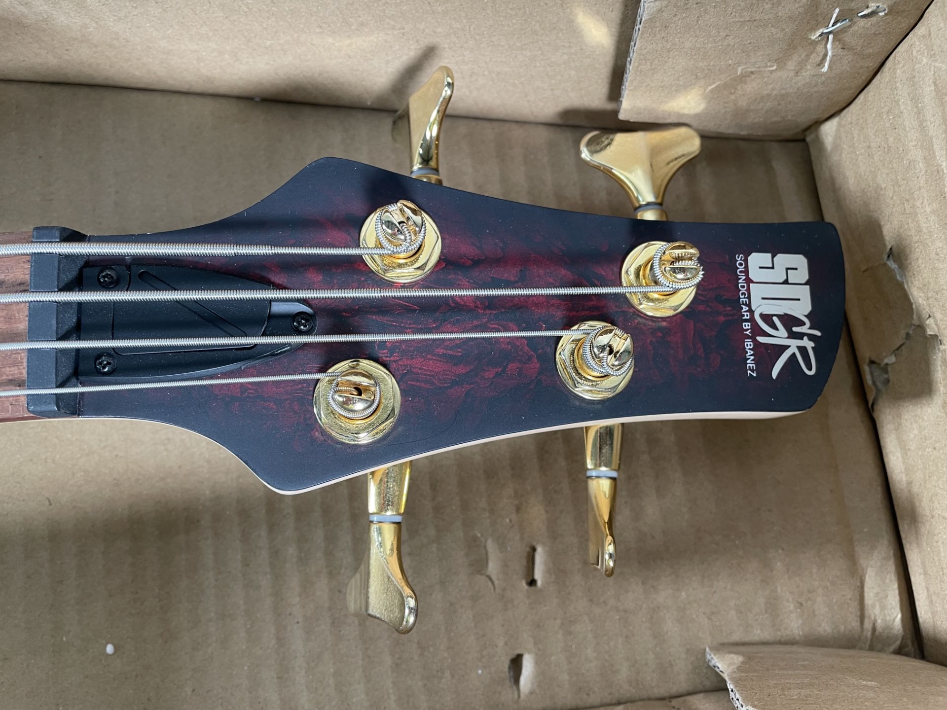 An Ibanez SR300EDX bass, Wine Red Frozen Matte. - Image 2 of 2