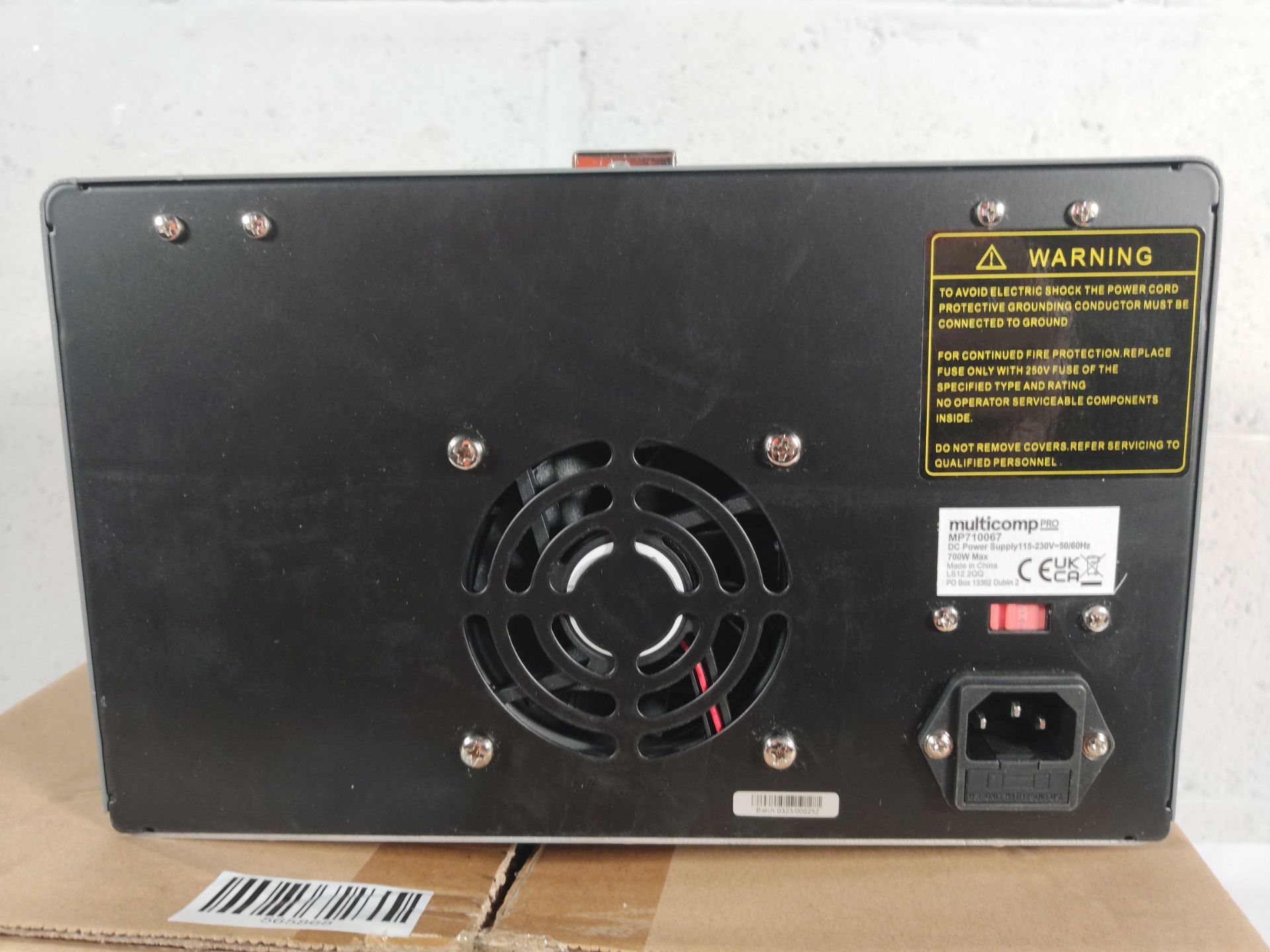 An as new Multicomp Pro bench top regulated DC power supply (REF: MP710067). - Image 2 of 3