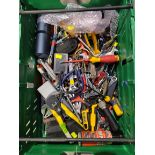 A quantity of assorted pre-owned tools to include Wiha, Irwin (one crate).