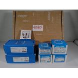 Mixed lot of as new Lutron products including Athena QP-1L, see Touch QS plus Hager fuse box (8 item