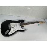 A J & D ST Rock HSS BK electric guitar.