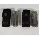 Two pre-owned Leatherman Wave multitools (over18s only).