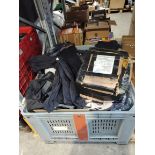 Assorted pre-owned clothing and related (crate not included).