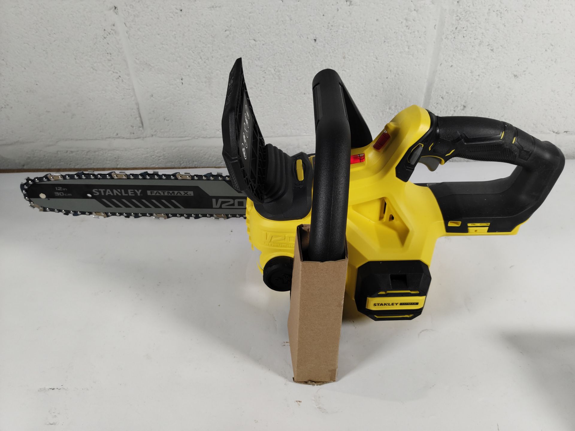 A Stanley Fatmax 18V V20 30cm chainsaw, box opened (SFMCCS630M1). - Image 4 of 4