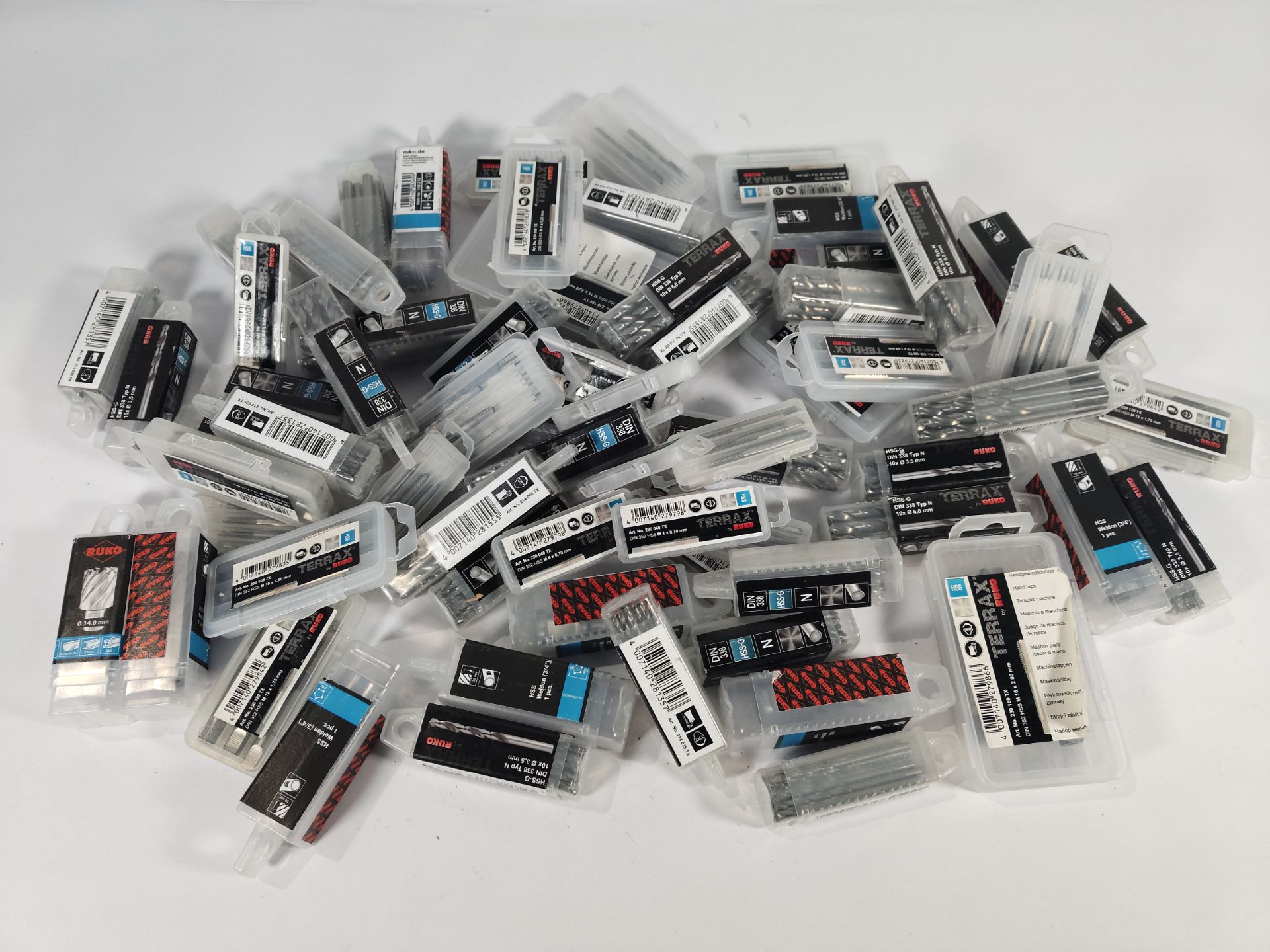 Approximately 60 packs of assorted as new Ruko drill bits and related.