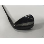 A pre-owned Mizuno GF Forged HD T-1 Wedge, 50, 08S, Black, Right Handed.