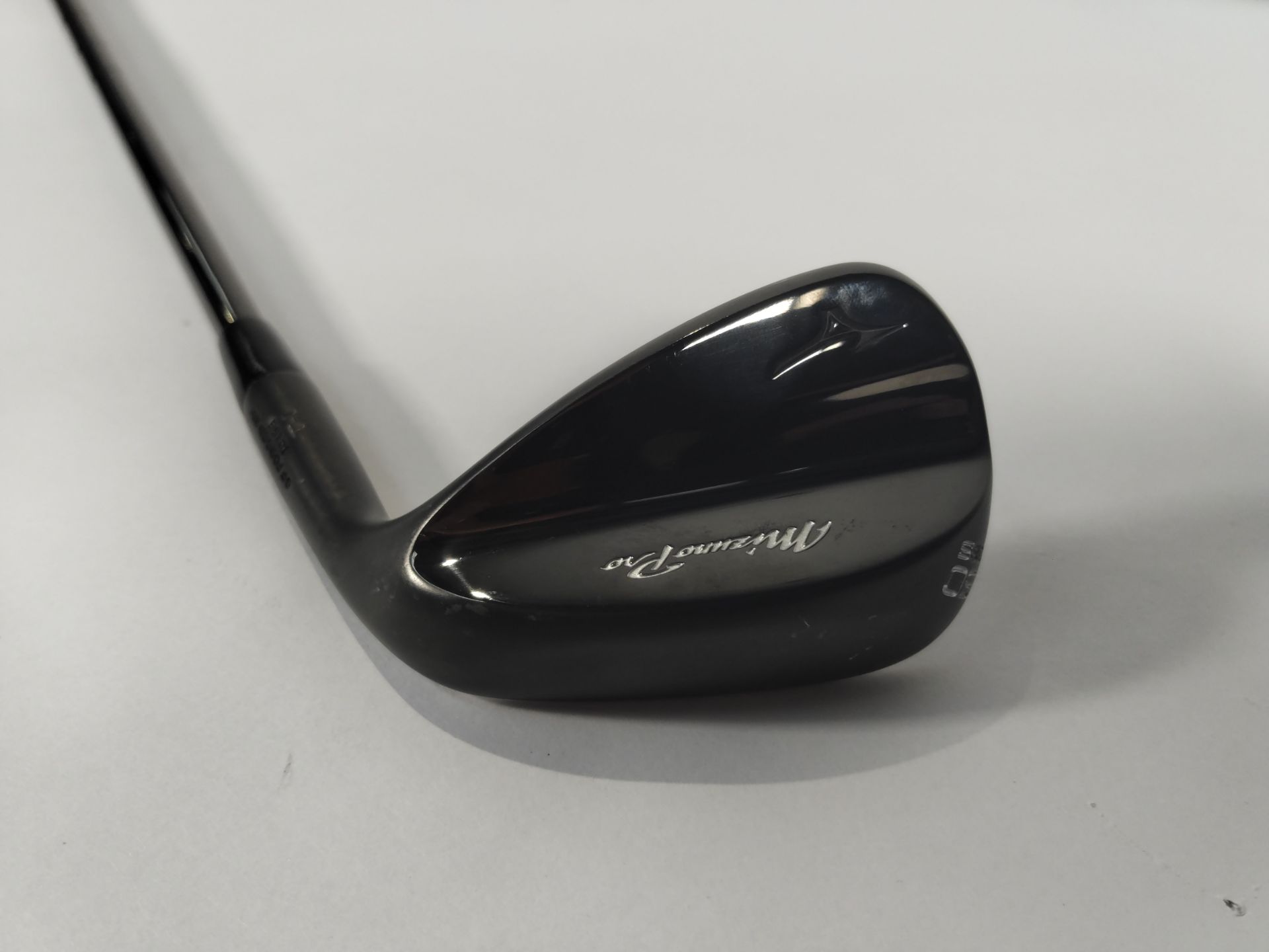 A pre-owned Mizuno GF Forged HD T-1 Wedge, 50, 08S, Black, Right Handed.