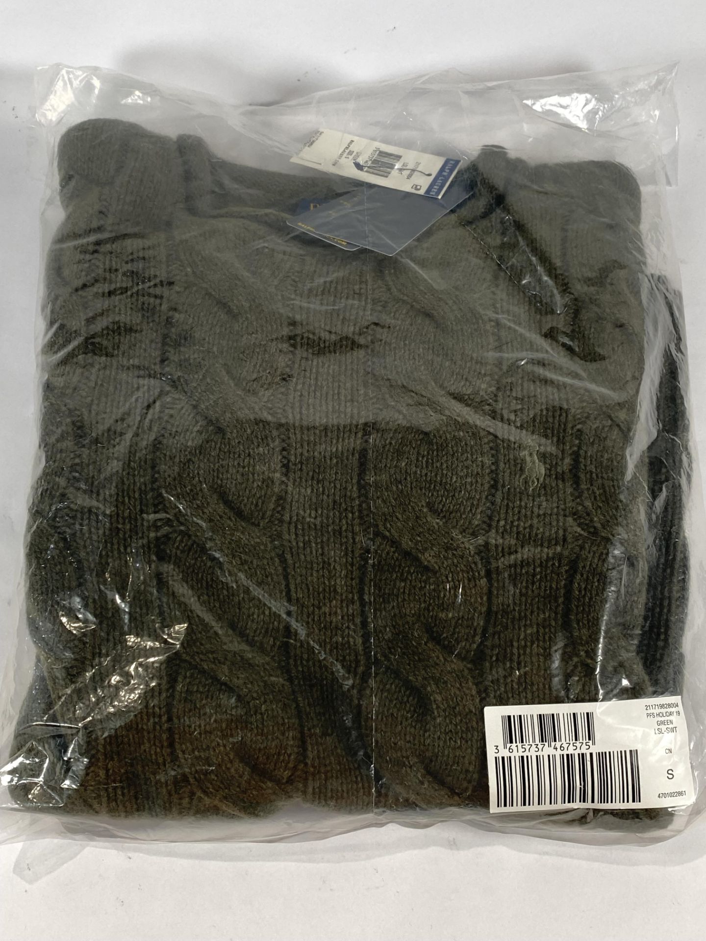 A Ralph Lauren wool jumper (Small).