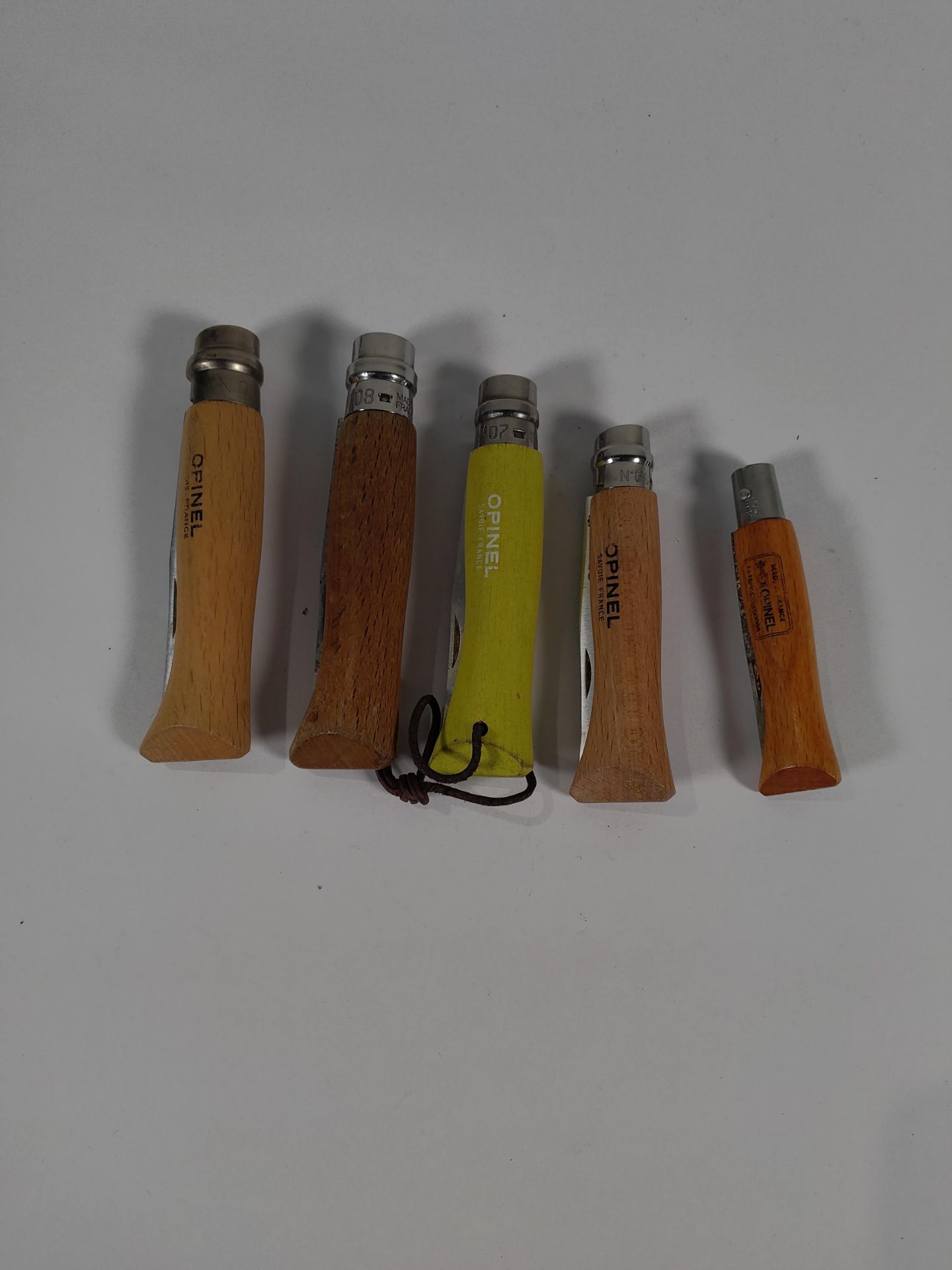 Five pre-owned Opinel penknives (over 18s only).