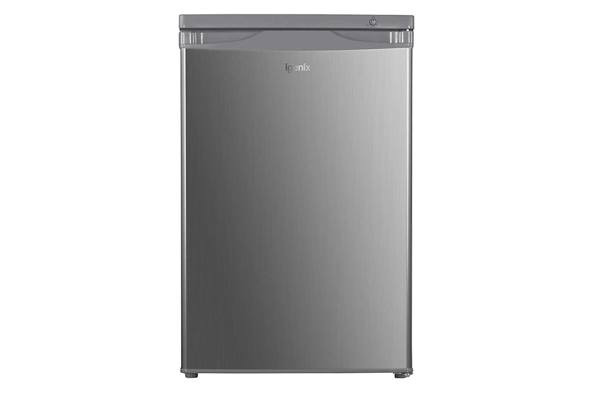 An Igenix IG255X freestanding under counter larder fridge, Inox (stock image).