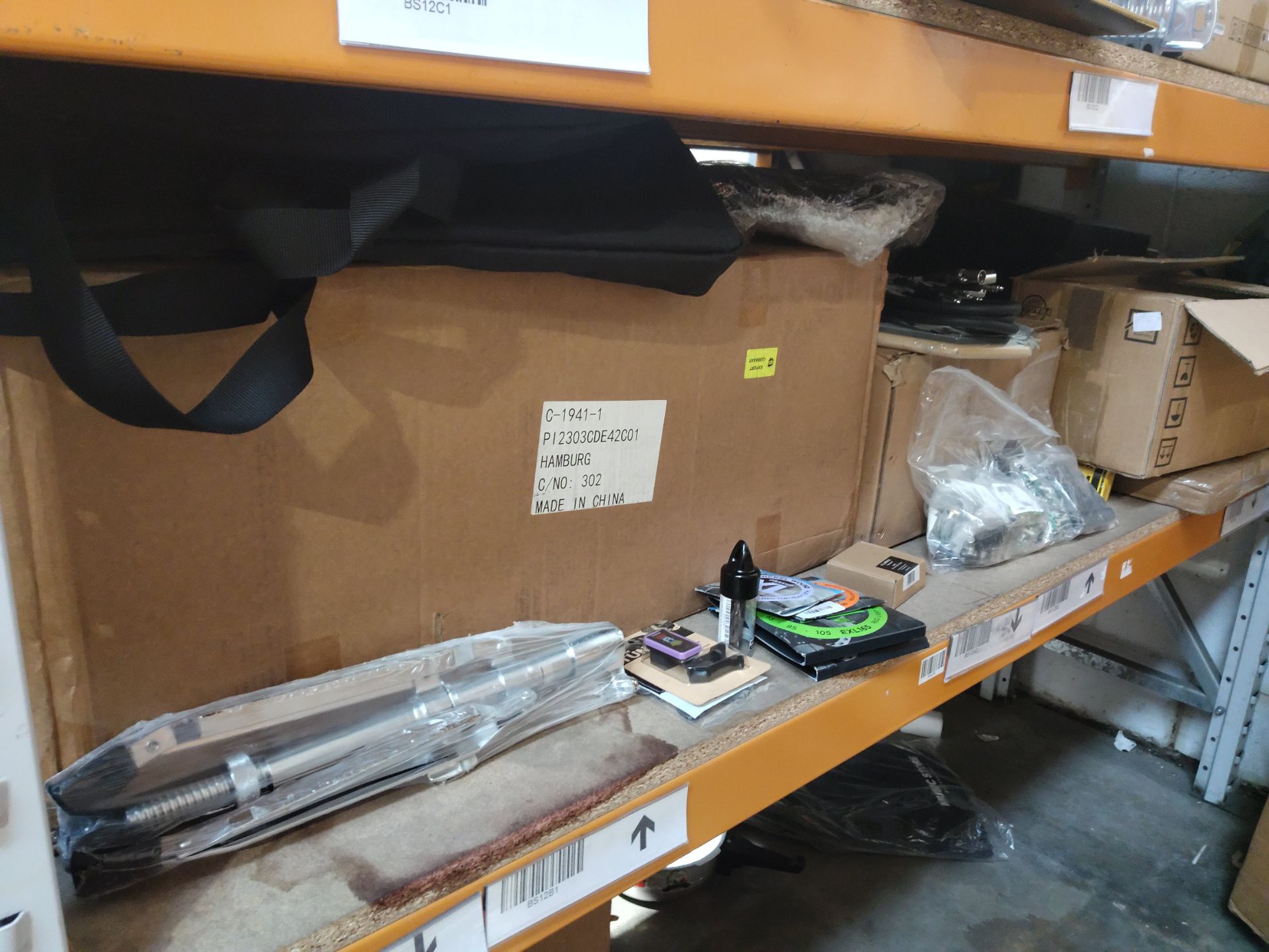 A quantity of assorted Musical and Audio related products to include an amplifier, acessories and ot