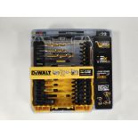 Five as new Dewalt 32 Piece Flextorq Drill Bit Set (DT70741T-QZ).