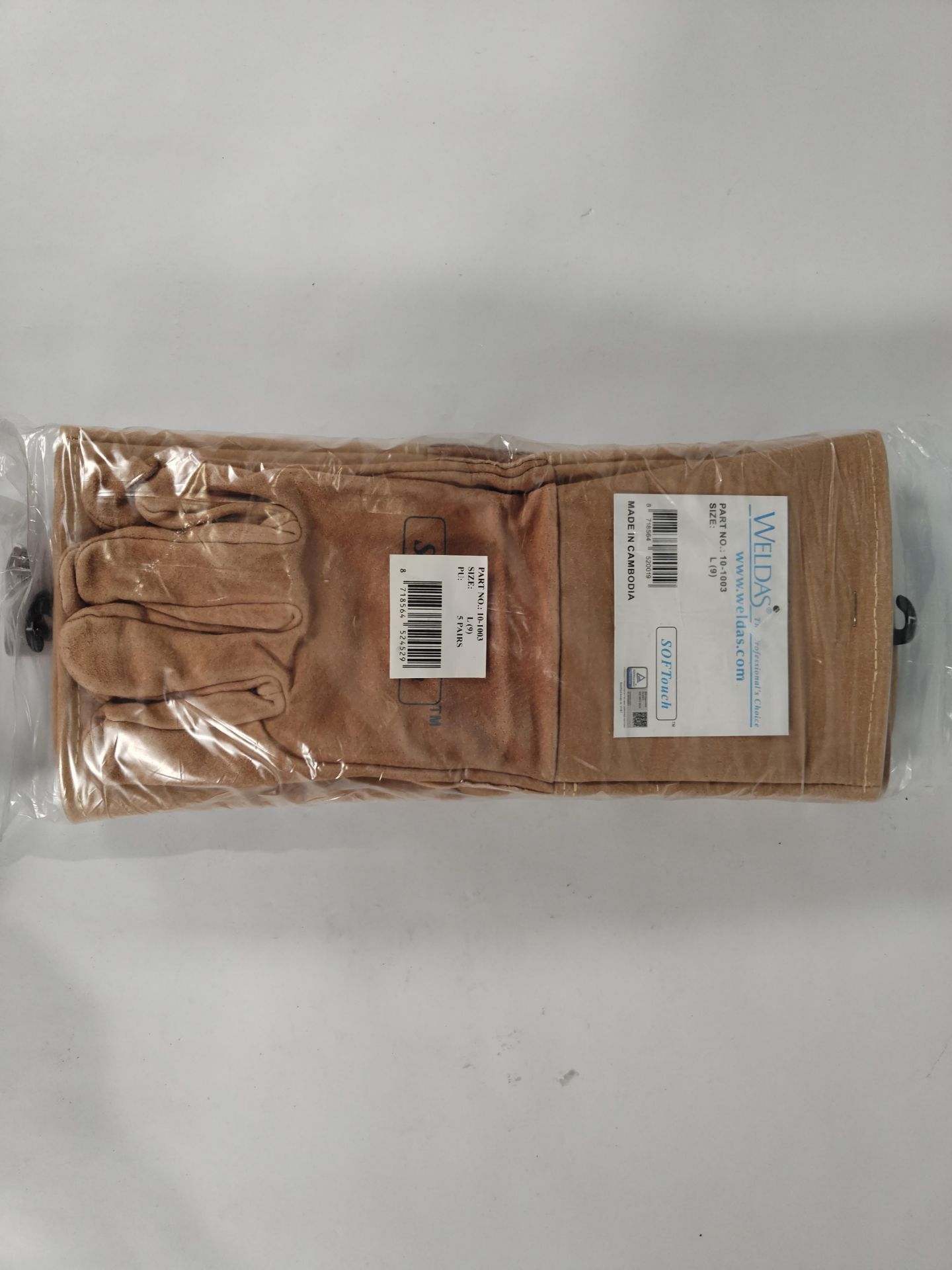 Five as new Weldas Soft Touch Tig Welding Gloves (PN: 10-1003).
