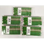 Five packs of Marc Jacobs Daisy Wild 1.2ml EDP fragrance vials (12 per pack - 60 total).