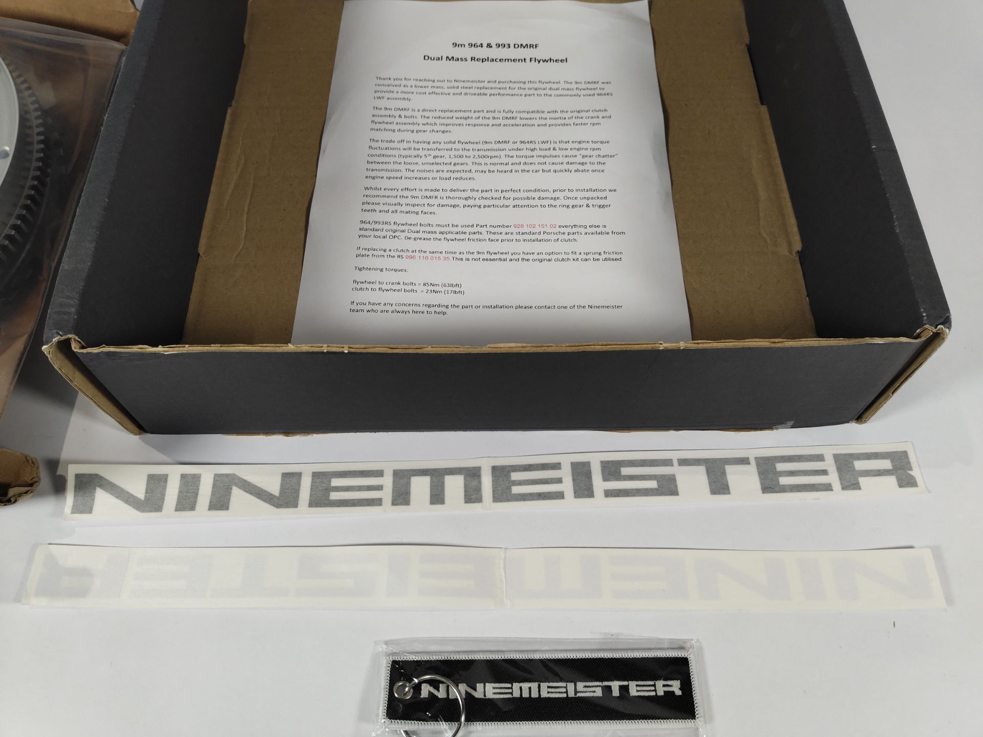 An as new Ninemaister Dual Mass 9m 964 and 993 DMRF mid weight replacement fly wheel, fitment for ce - Image 3 of 3