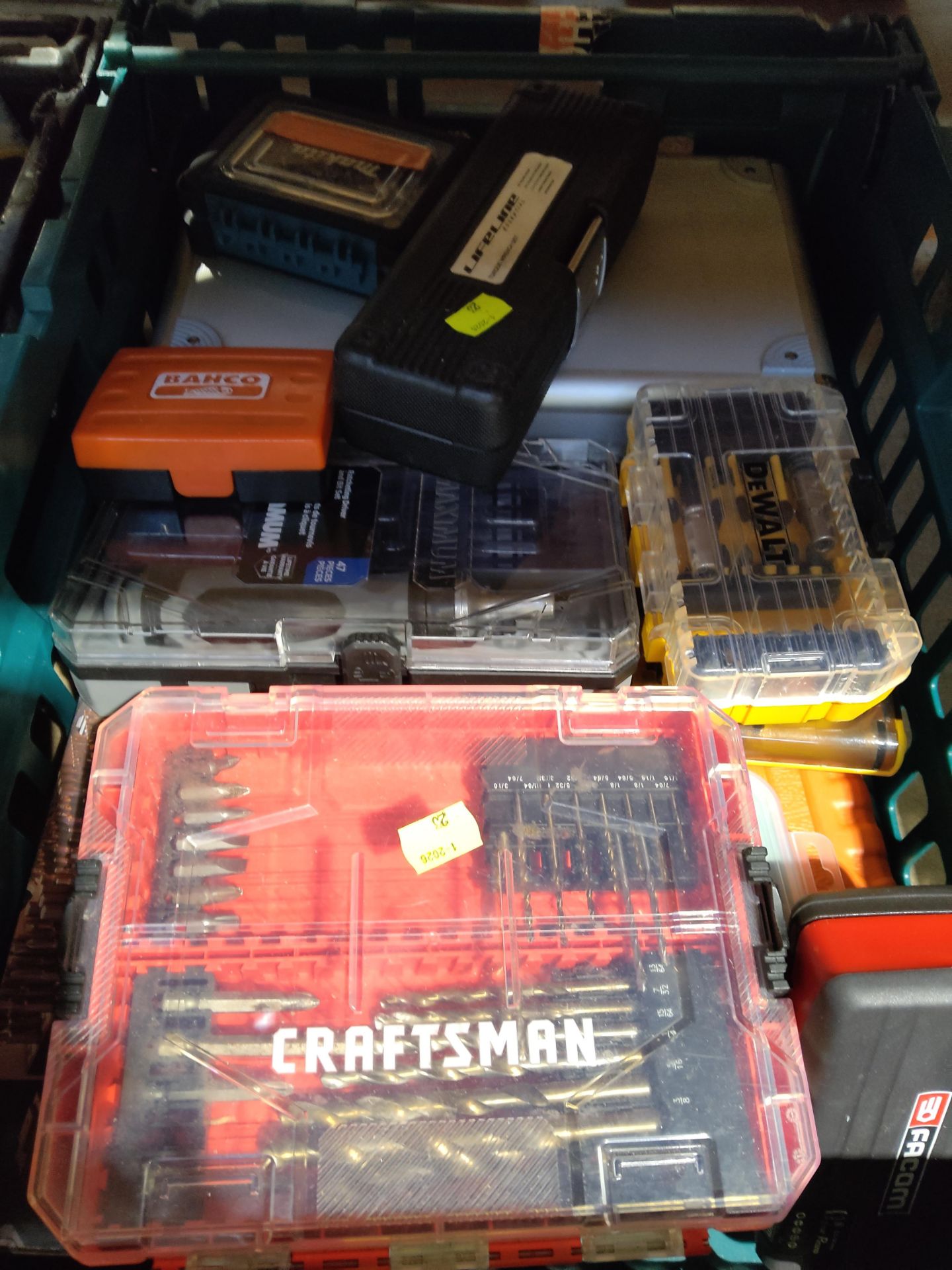 A quantity of assorted pre-owned tools and tool sets to include Lifeline, DeWalt (two crates). - Image 3 of 3